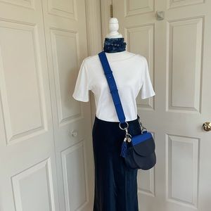 Vince navy slip skirt. M.